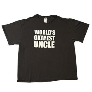 Delta Black T-Shirt with White Text